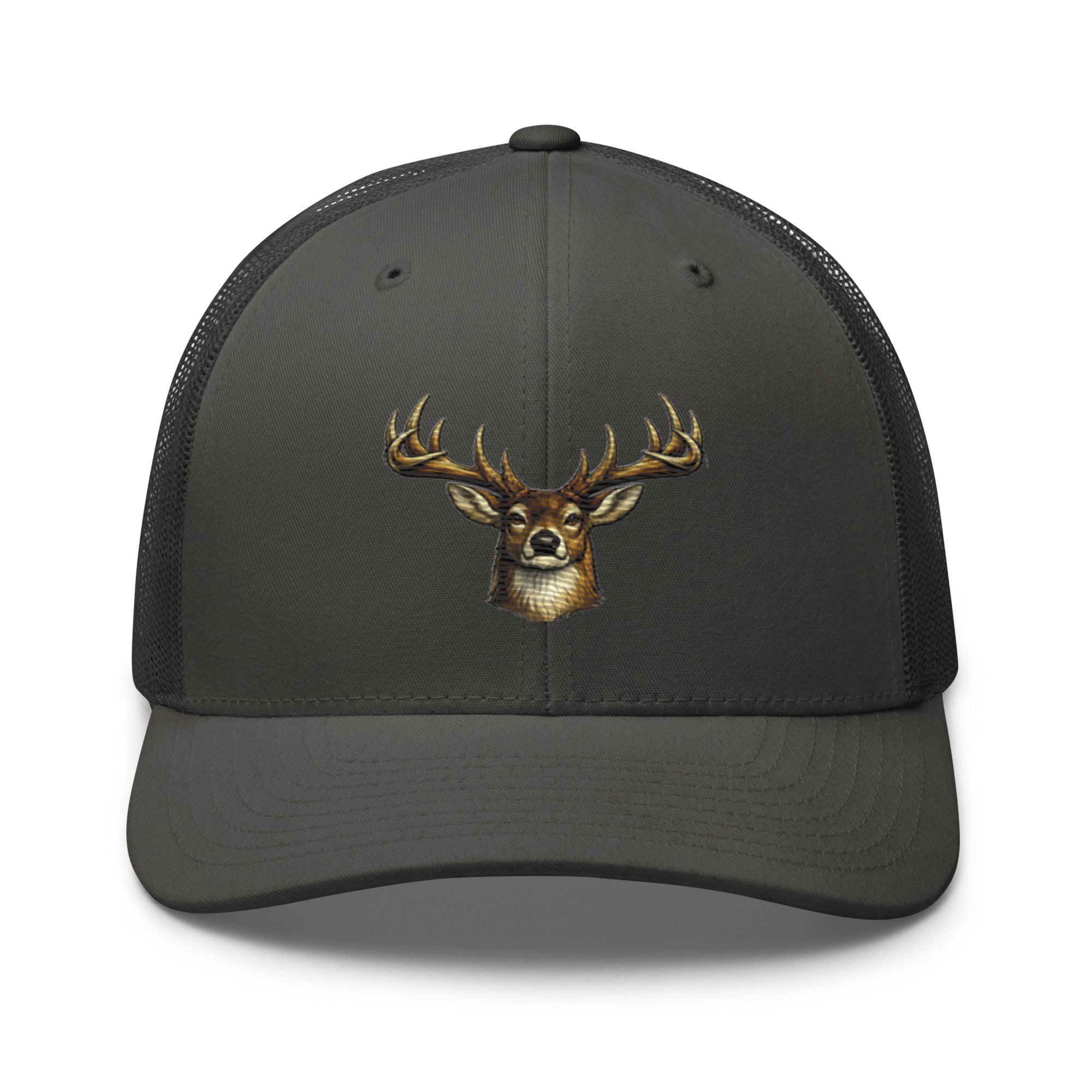 12 Point Buck Trucker Cap | Whitetail Deer Hunting Hat - Bluegrass Elite Apparel LLC