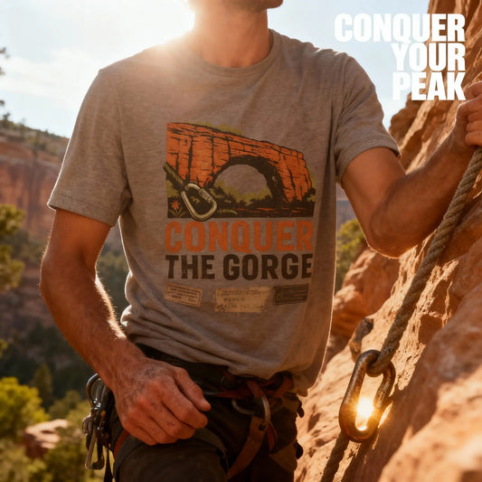 Conquer the Gorge Tee | Red River Gorge Kentucky Adventure Shirt