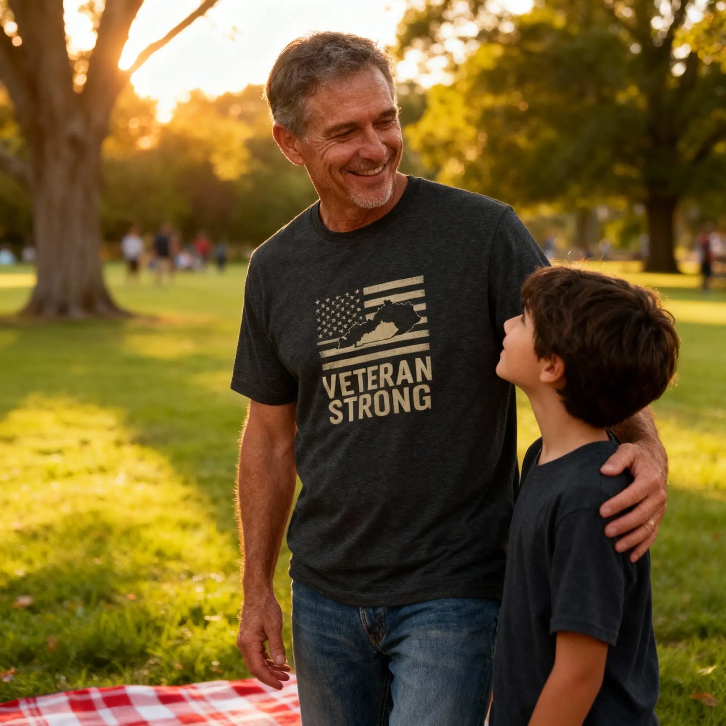 Kentucky Veteran Strong Tee | Military Pride & Bluegrass Heritage Shirt