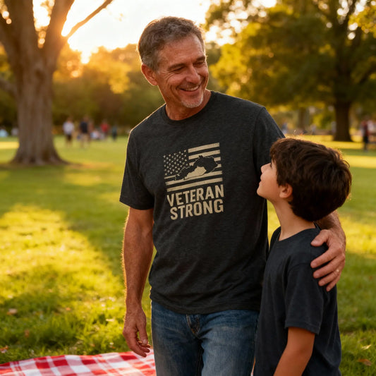 Kentucky Veteran Strong Tee | Military Pride & Bluegrass Heritage Shirt