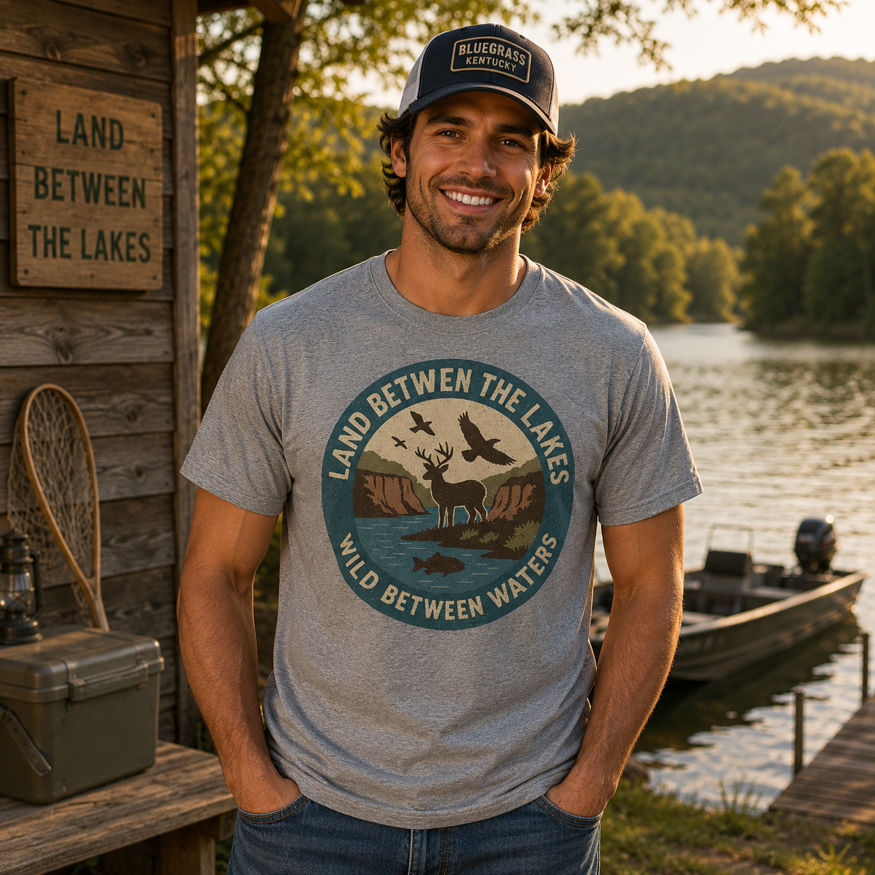 Land Between the Lakes Shirt | Wild Between Waters Tee | Elite Tri-Blend