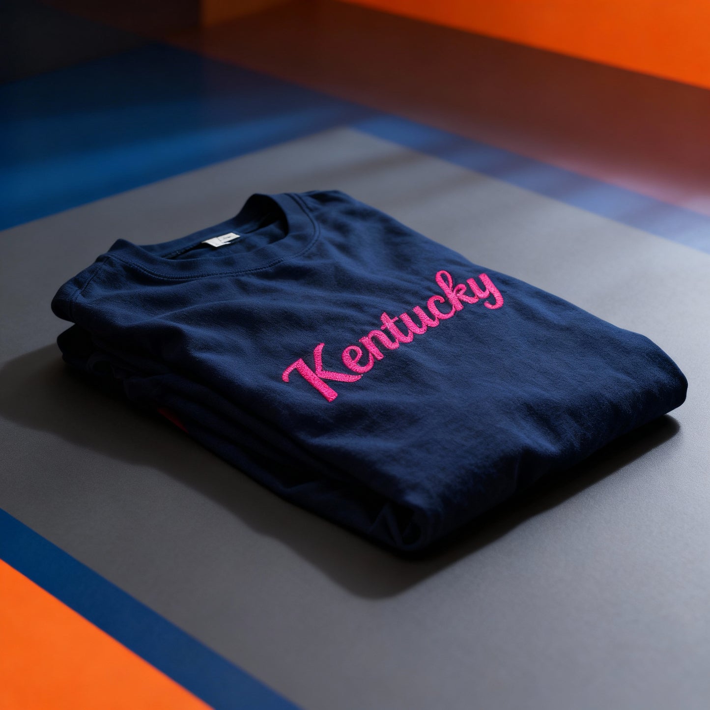 Kentucky Embroidered Long Sleeve Tee | Soft Garment-Dyed Comfort | Classic