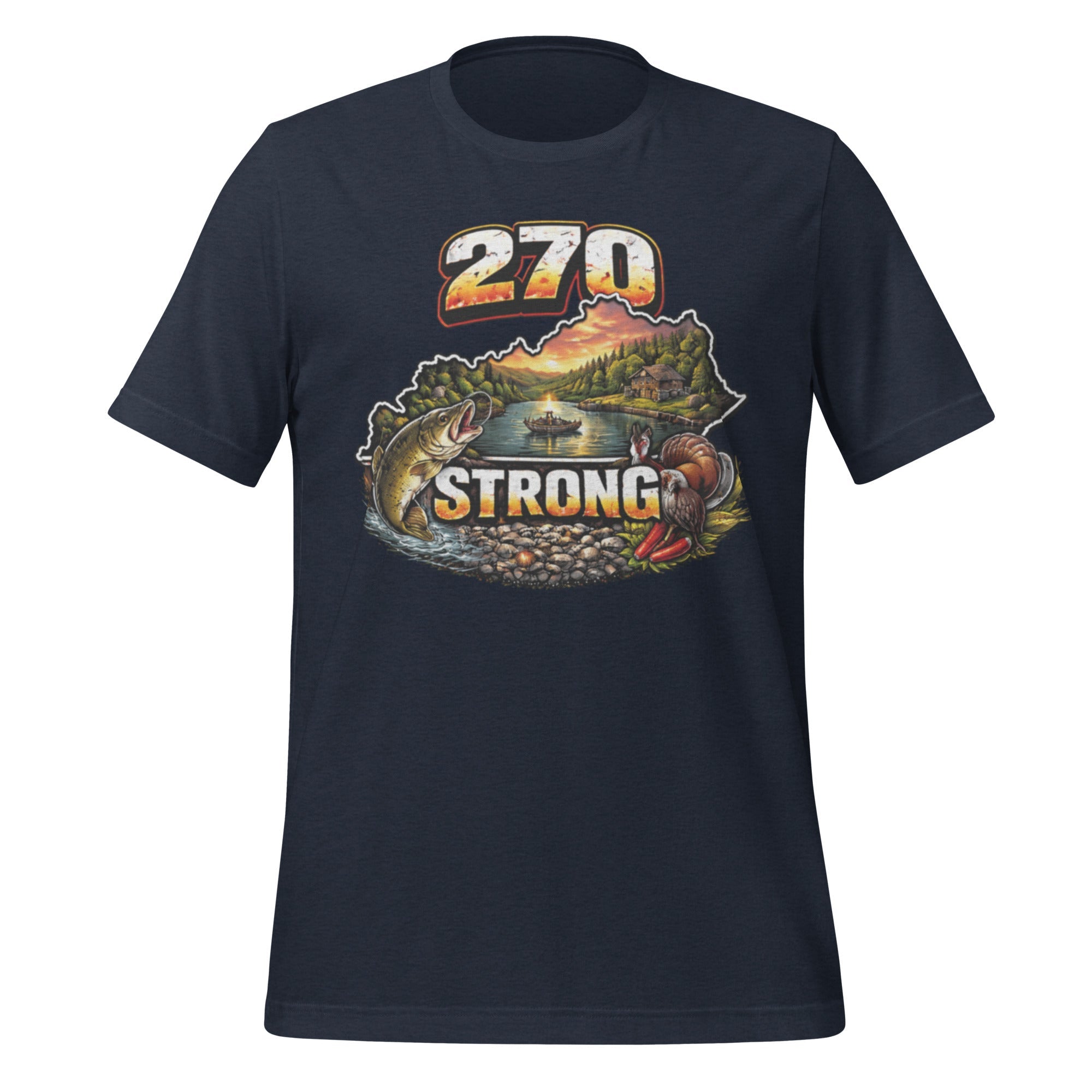 270 Strong T-Shirt | Western Kentucky Lake Life Design | Classic Cotton - Bluegrass Elite Apparel LLC