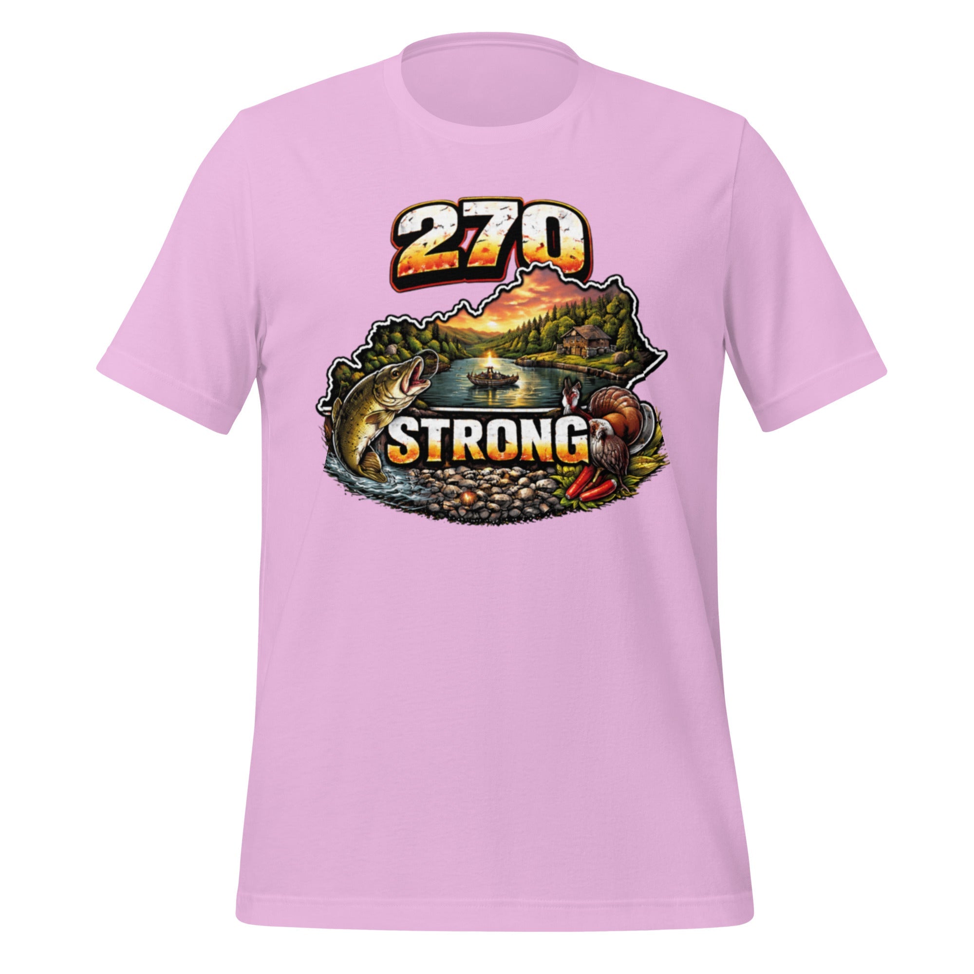270 Strong T-Shirt | Western Kentucky Lake Life Design | Classic Cotton - Bluegrass Elite Apparel LLC