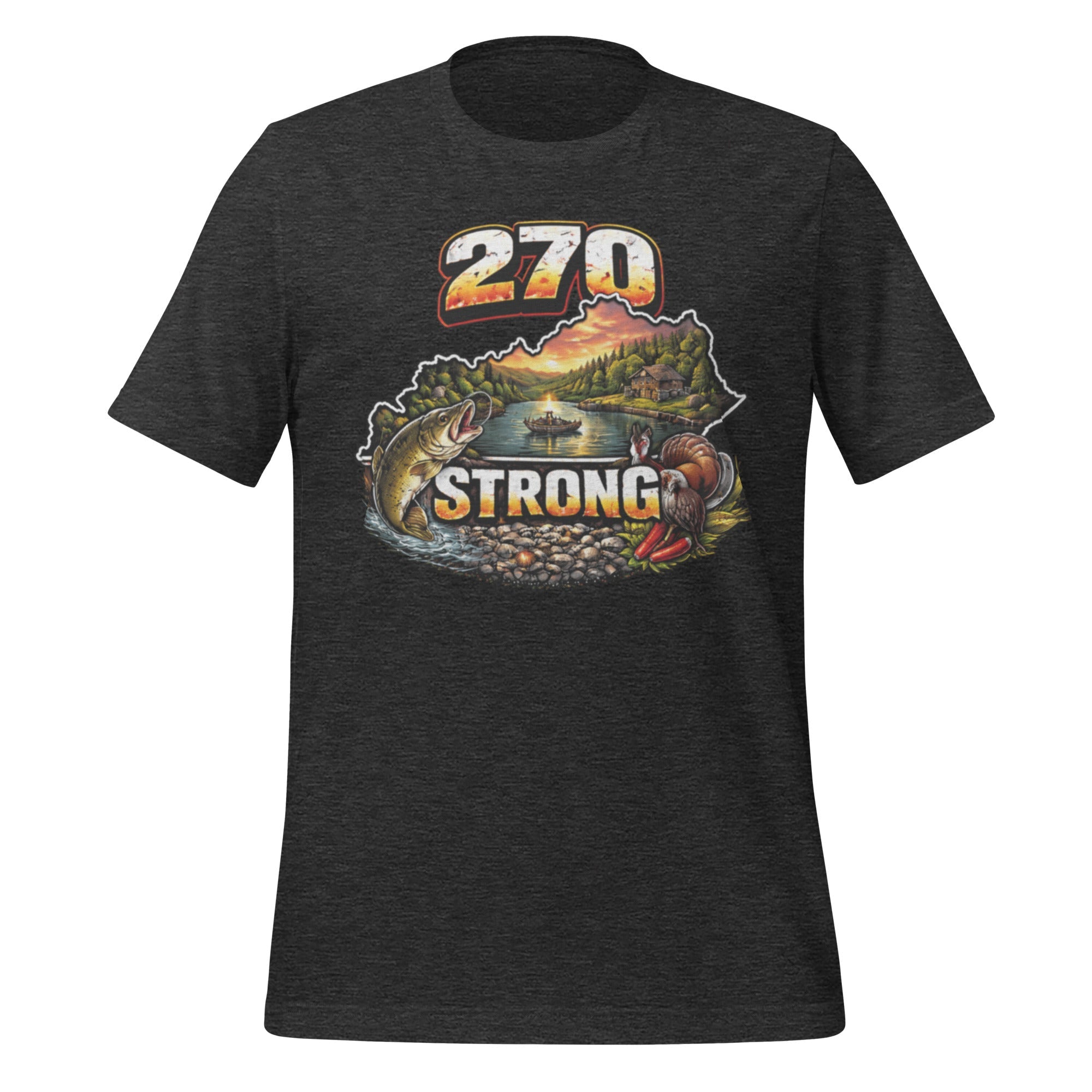 270 Strong T-Shirt | Western Kentucky Lake Life Design | Classic Cotton - Bluegrass Elite Apparel LLC