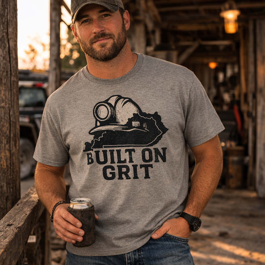 Kentucky Coal Country Shirt | Built on Grit Tee | Elite