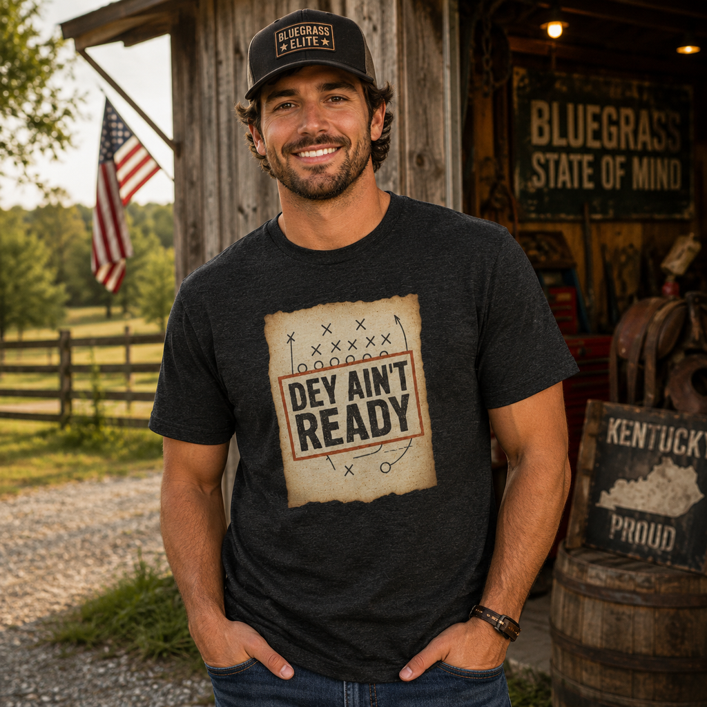 Dey Ain’t Ready T-Shirt | Cincinnati Vintage Playbook Design | Elite