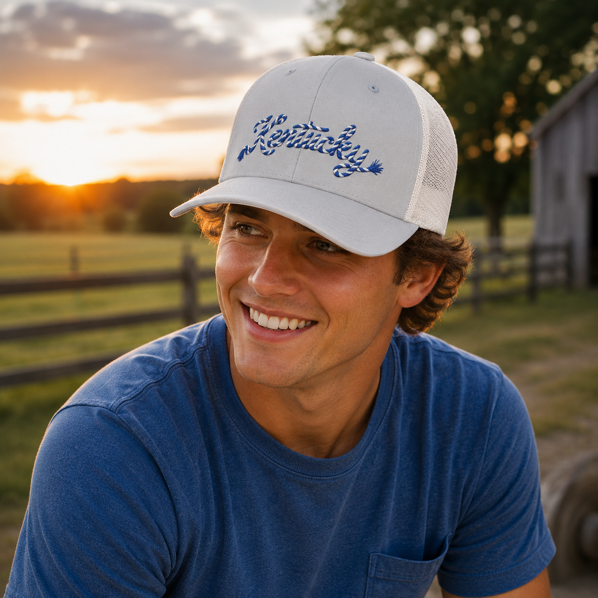 Kentucky Rope Script Trucker Hat