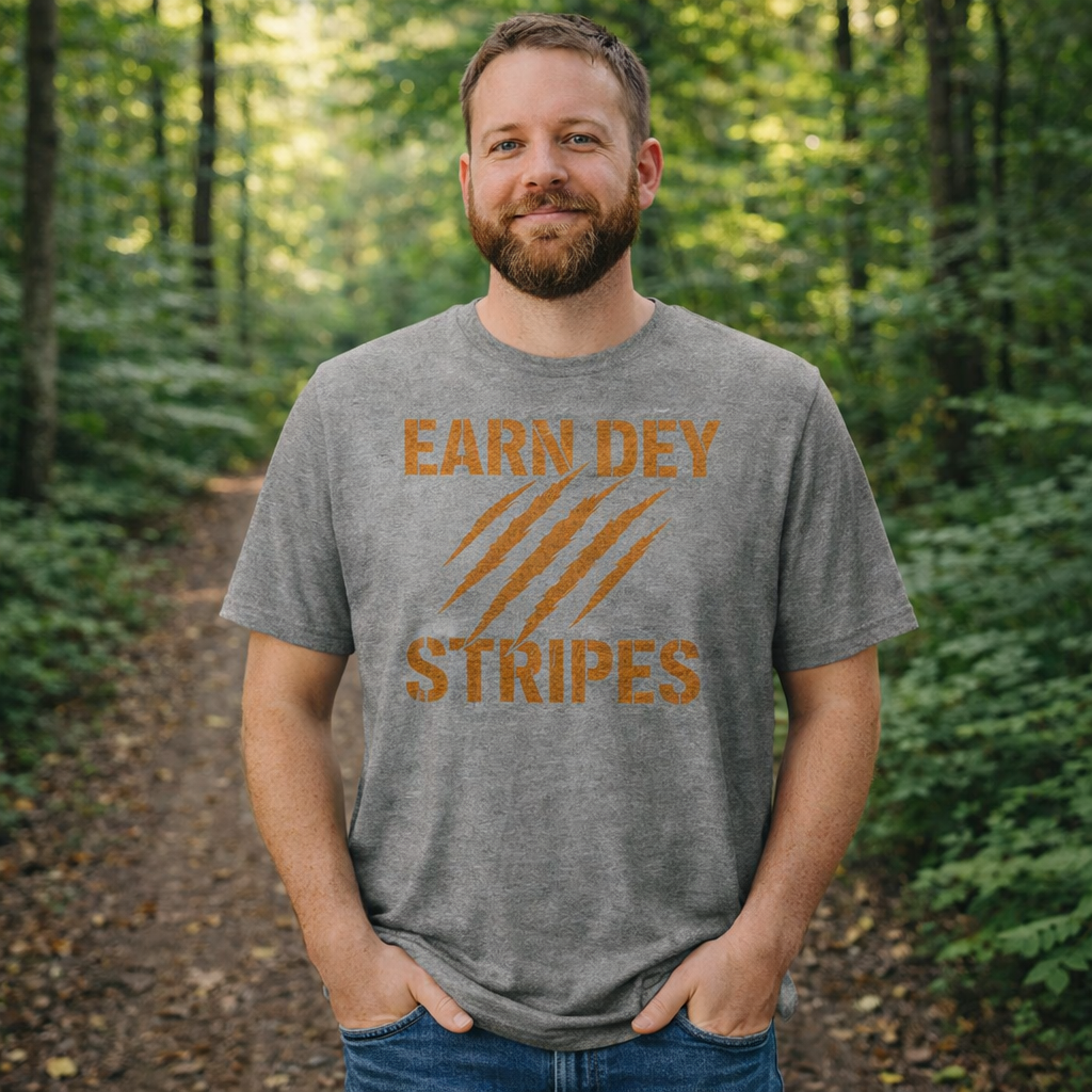 Cincinnati Football Shirt | Earn Dey Stripes Design | Elite