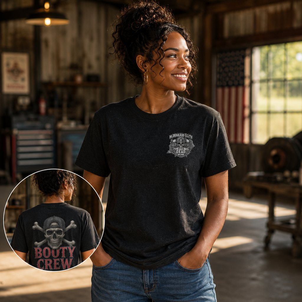 Freaking Brad Show T-Shirt | Booty Crew Back Design | Classic