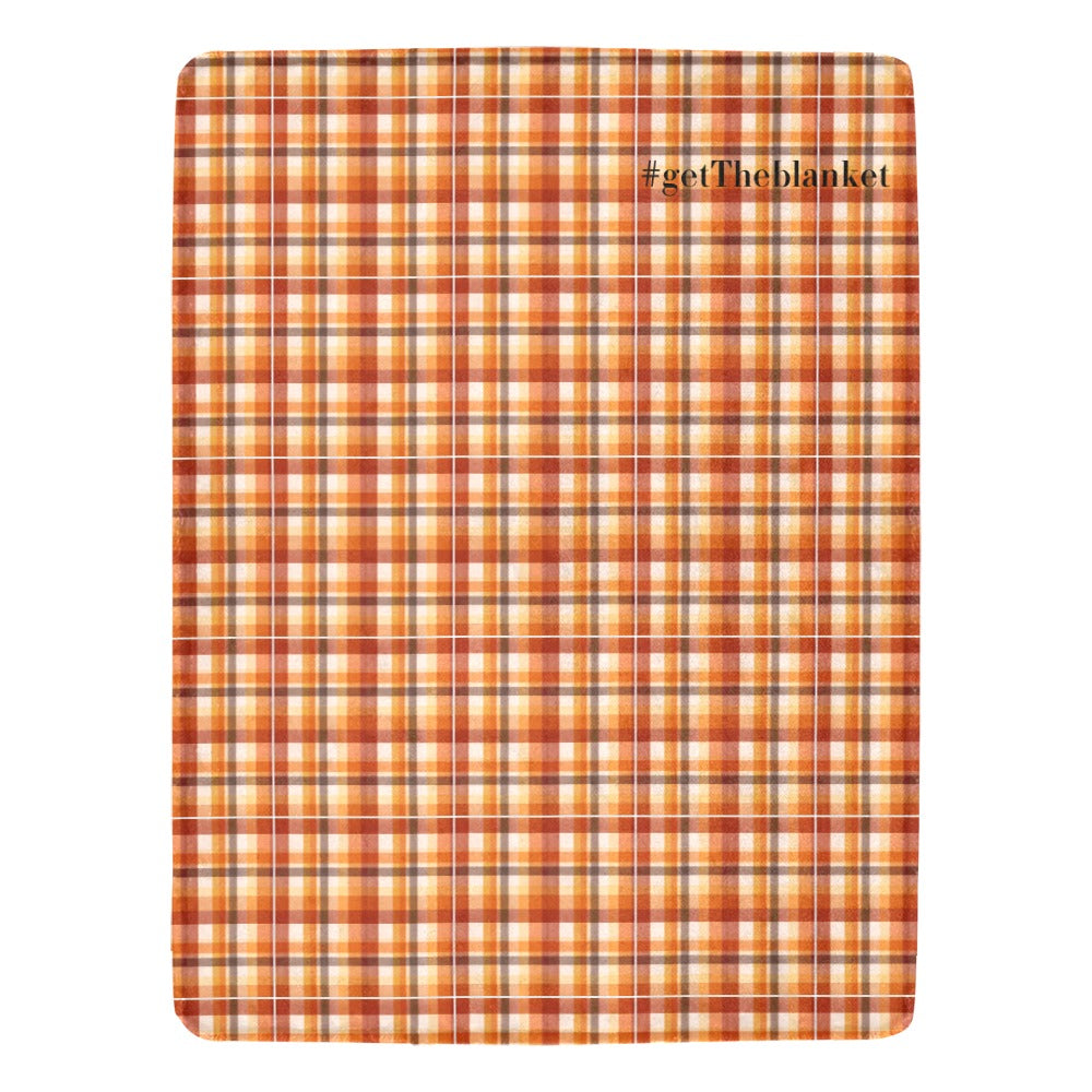 #getTHEblanket Fall Micro Fleece Blanket | 60x80 Cozy Reader Throw
