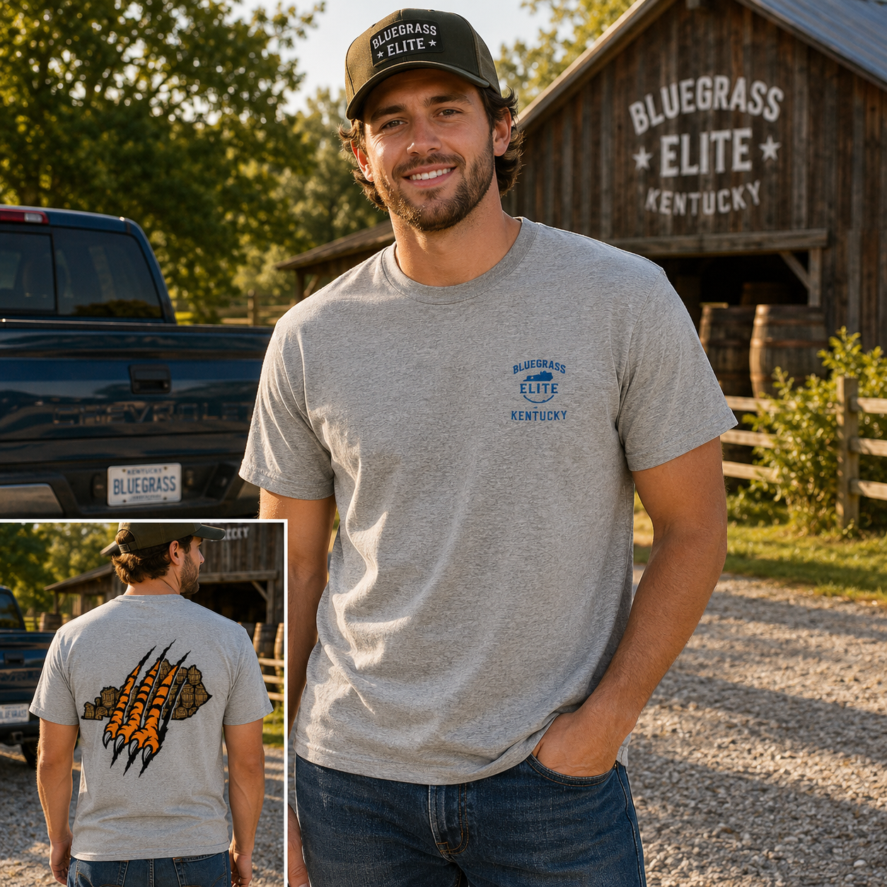 Cincinnati x Kentucky T-Shirt | Bluegrass Tiger Barrel Edition | Elite