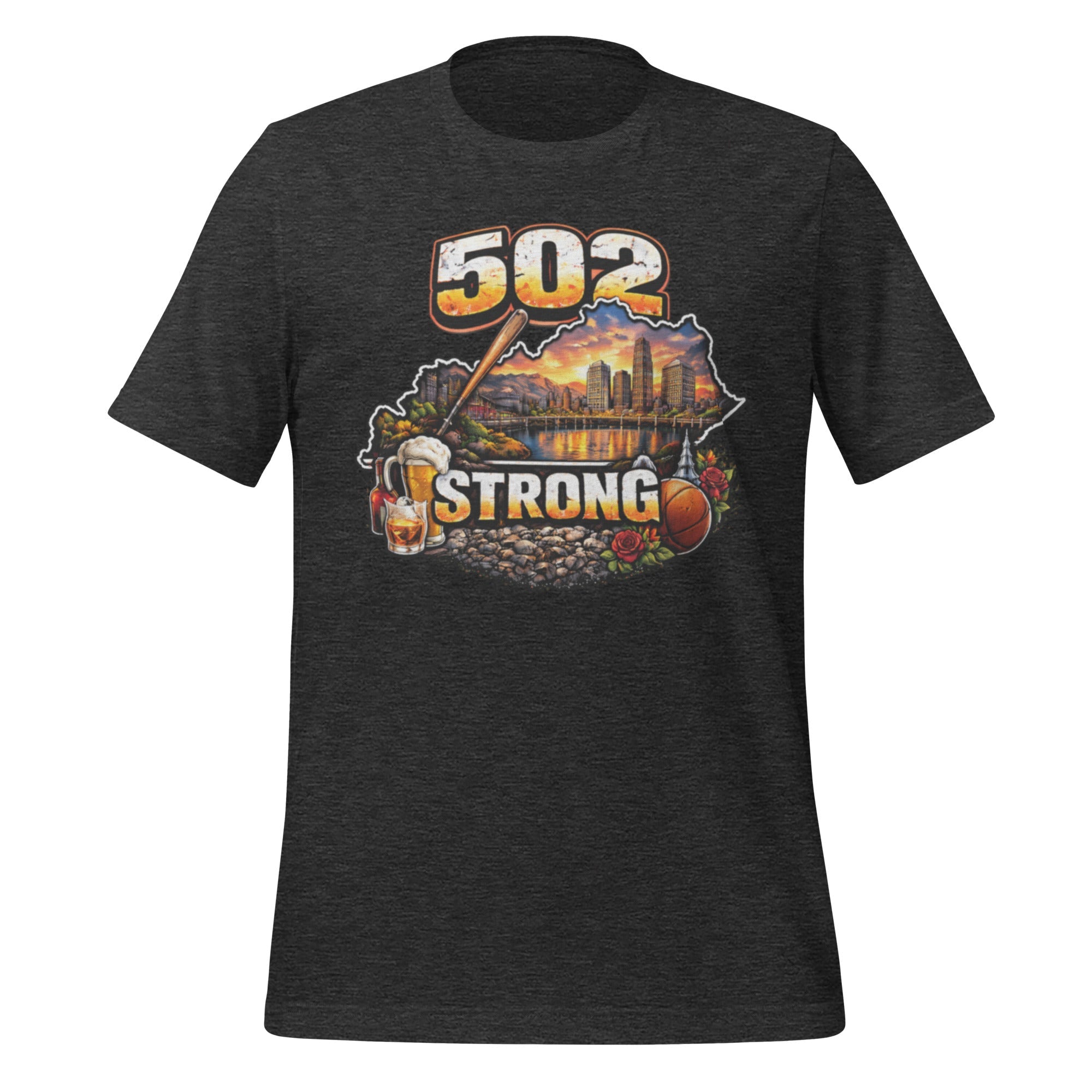 502 Strong T-Shirt | Louisville Icons Design | Classic Cotton - Bluegrass Elite Apparel LLC