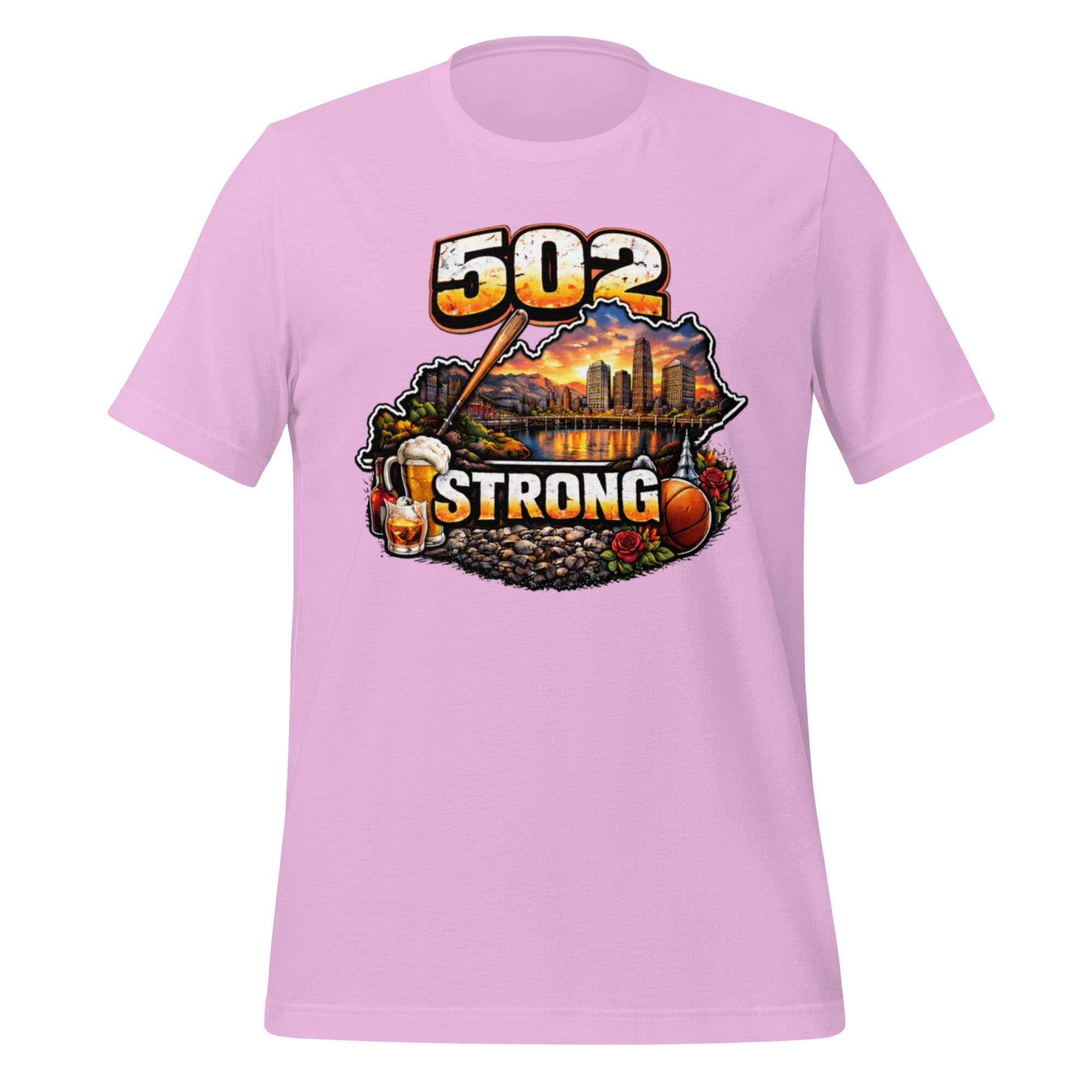 502 Strong T-Shirt | Louisville Icons Design | Classic Cotton - Bluegrass Elite Apparel LLC