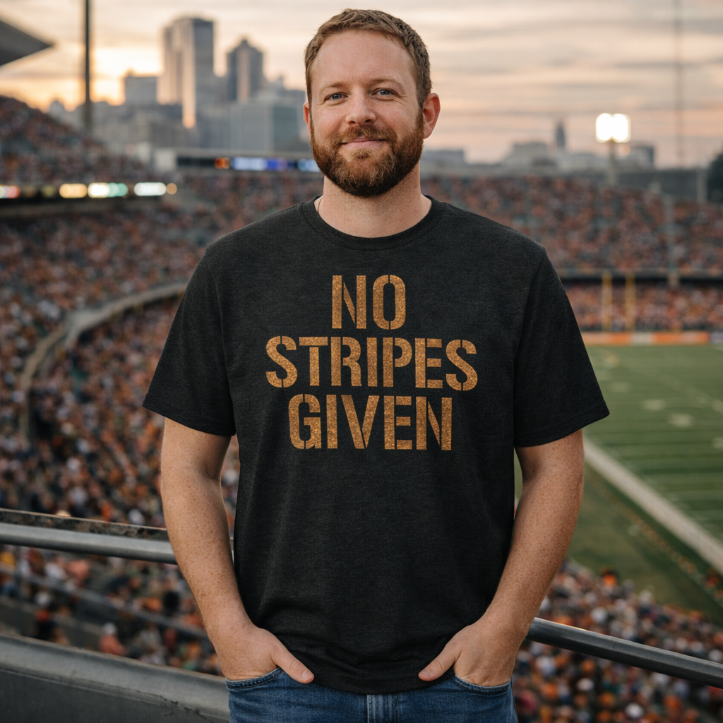 Cincinnati Football Shirt | “No Stripes Given” Stencil | Elite