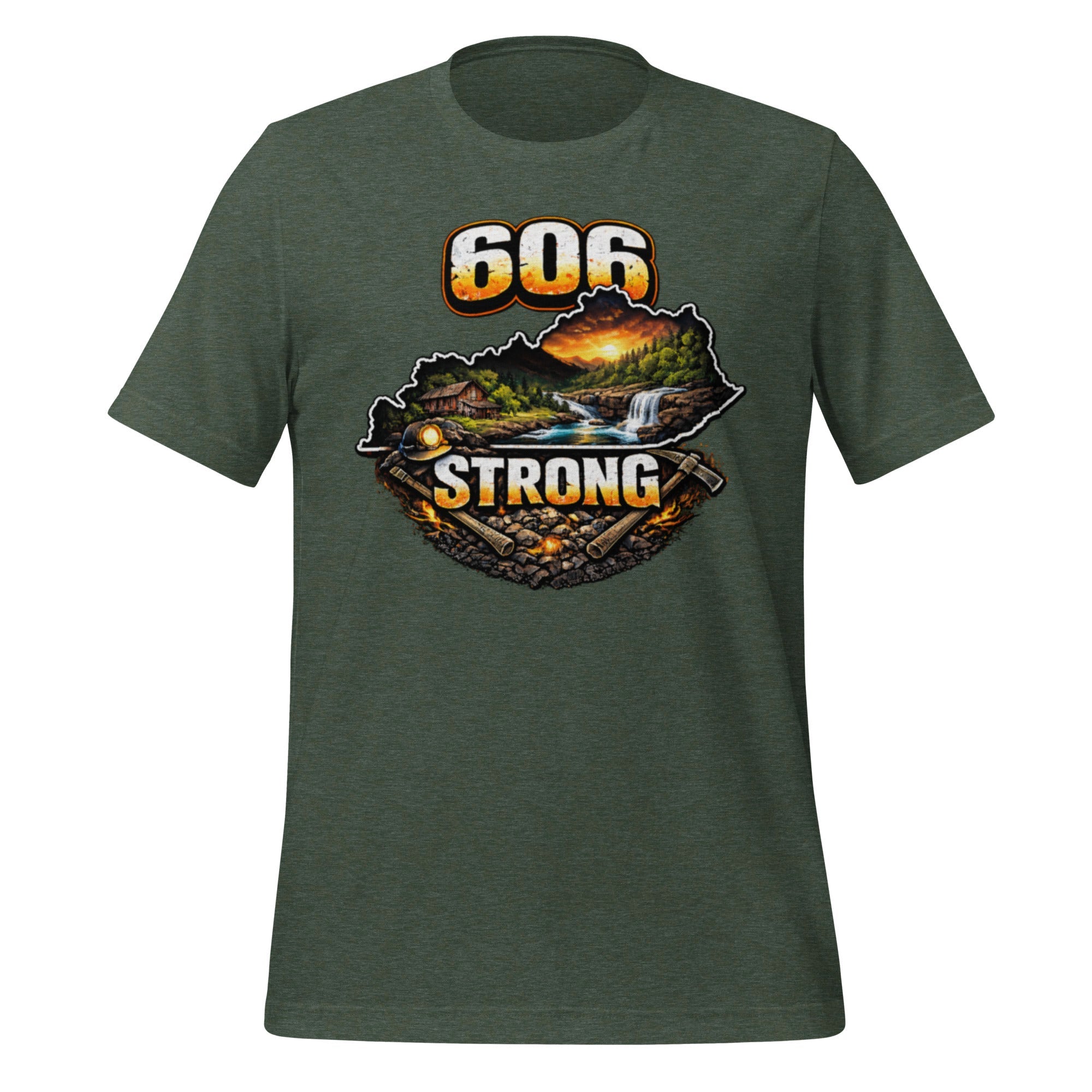 606 Strong T-Shirt | Appalachian Pride Design | Classic Cotton - Bluegrass Elite Apparel LLC