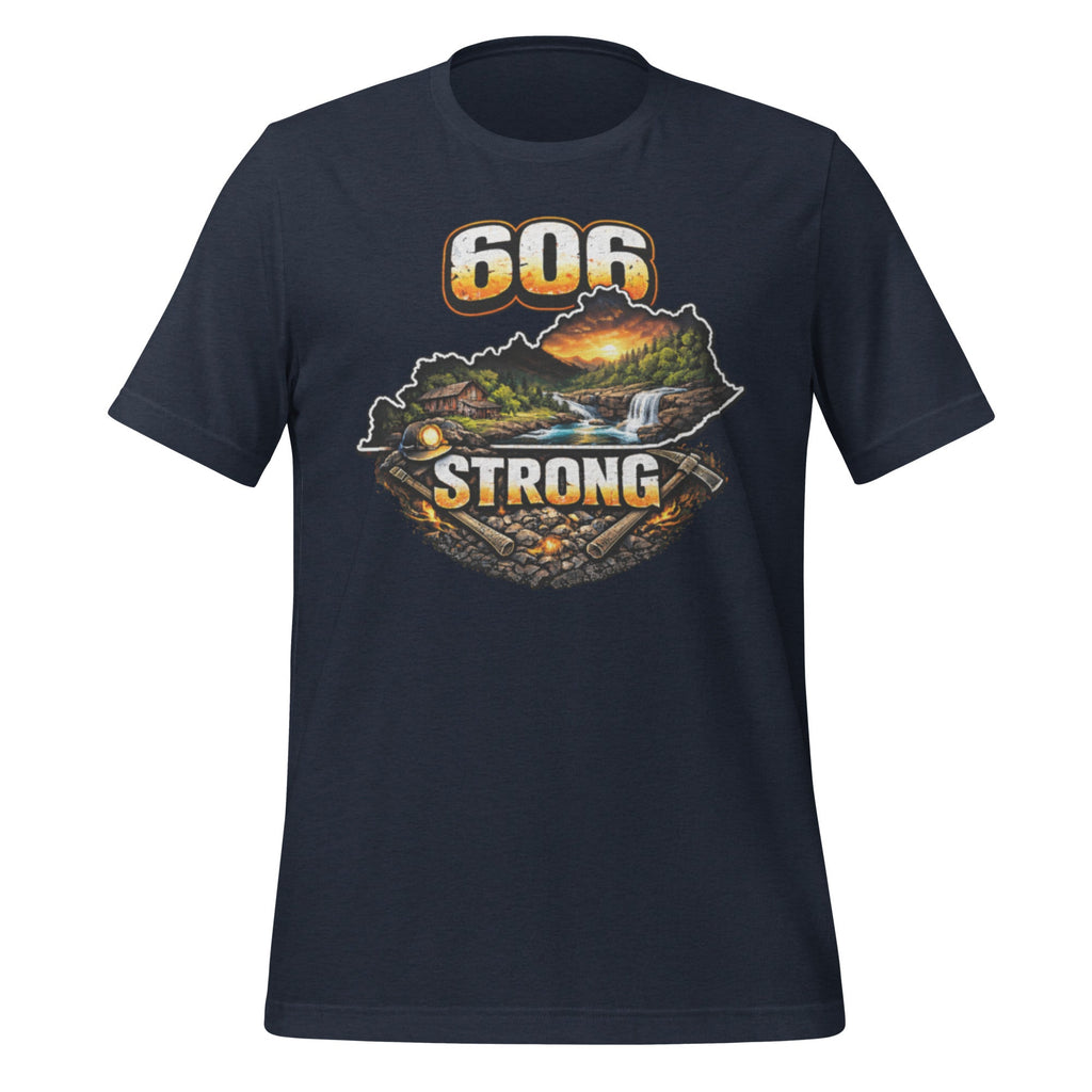 606 Strong T-Shirt | Appalachian Pride Design | Classic Cotton - Bluegrass Elite Apparel LLC