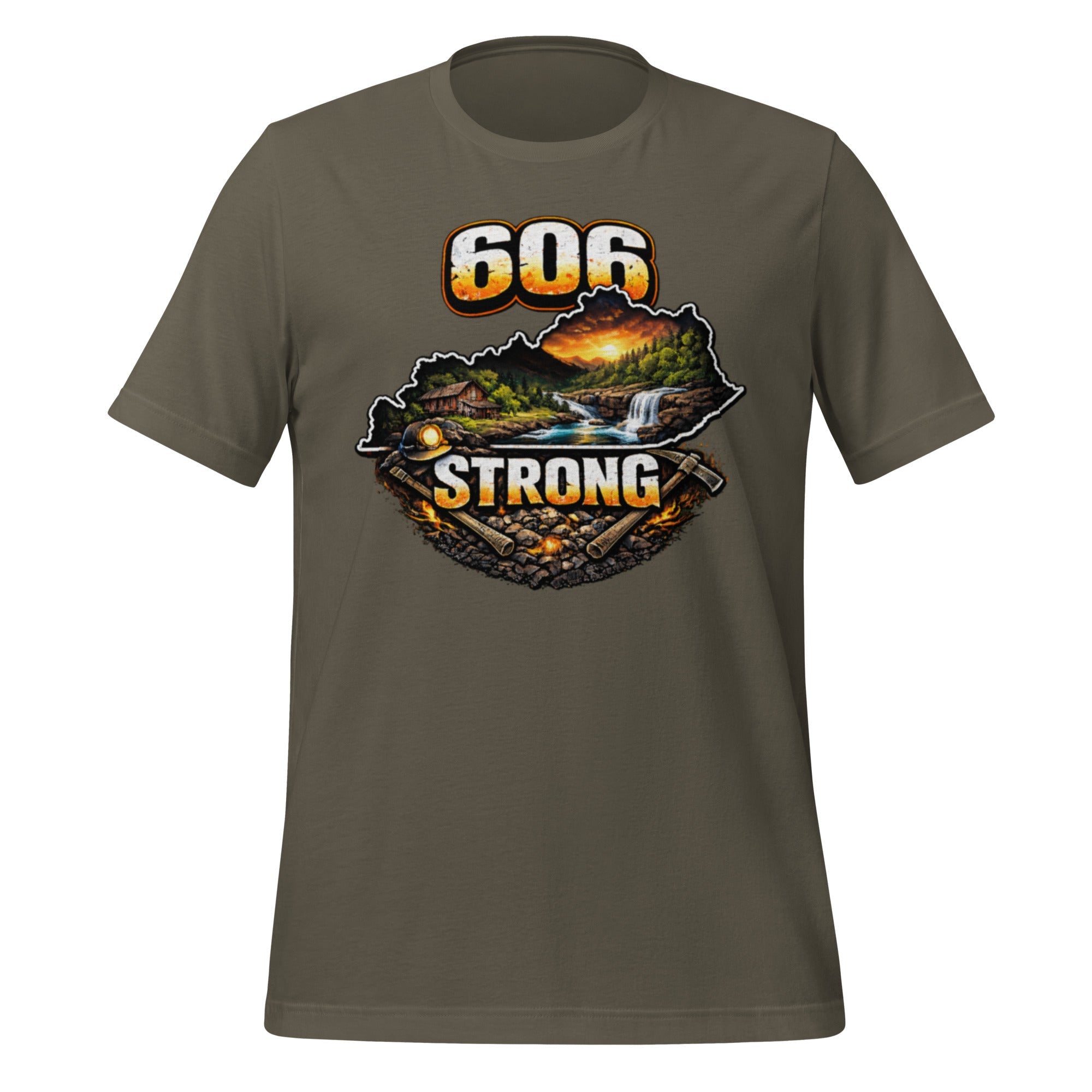 606 Strong T-Shirt | Appalachian Pride Design | Classic Cotton - Bluegrass Elite Apparel LLC