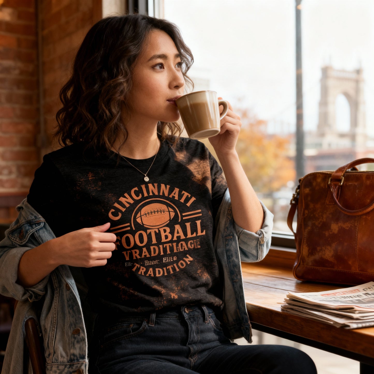 Cincinnati Football Shirt | Vintage Heritage Badge | Elite