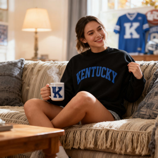 Kentucky Classic Oversized Heavyweight Sweatshirt – Vintage Kentucky Pullover