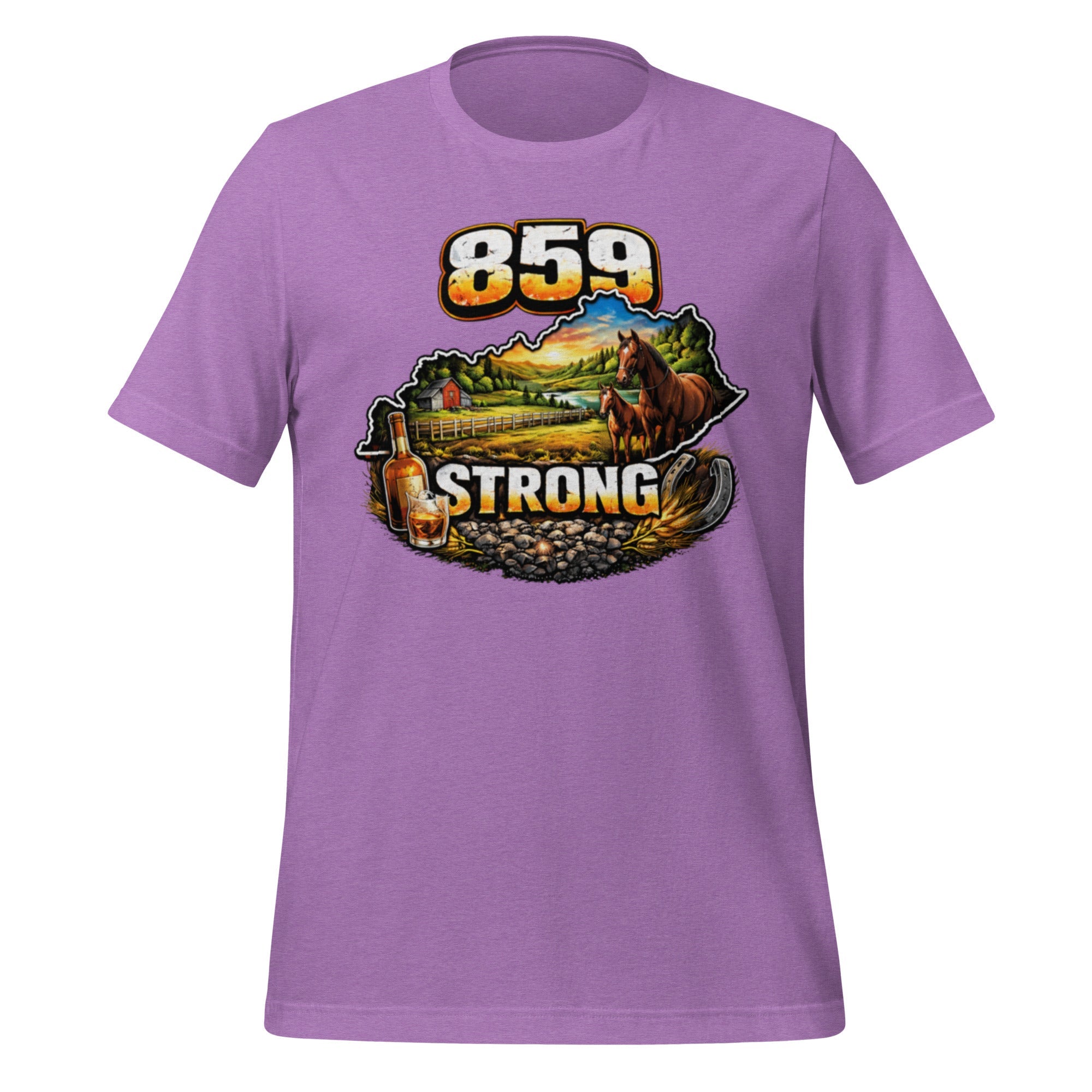 859 Strong T-Shirt | Bourbon & Horse Country Design | Classic Cotton - Bluegrass Elite Apparel LLC
