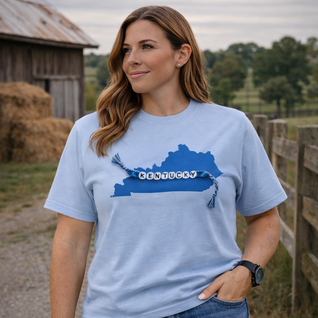 Kentucky Friendship Bracelet T-Shirt | State Pride Design | Classic