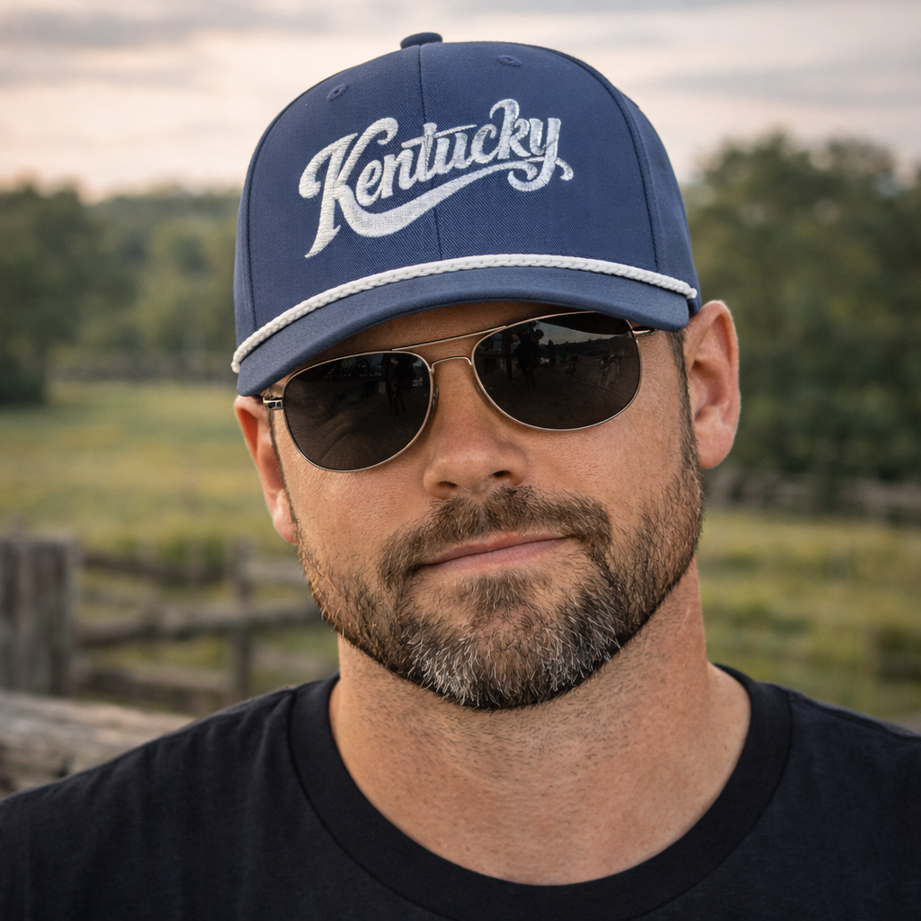 Kentucky Rope Cap | Braided Bill Detail | Stay-Dri Comfort