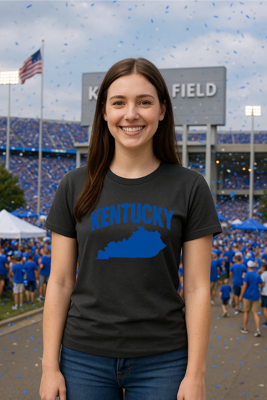 Kentucky + Outline Short sleeve t-shirt