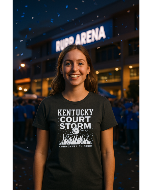 Kentucky Basketball Court Storm t-shirt