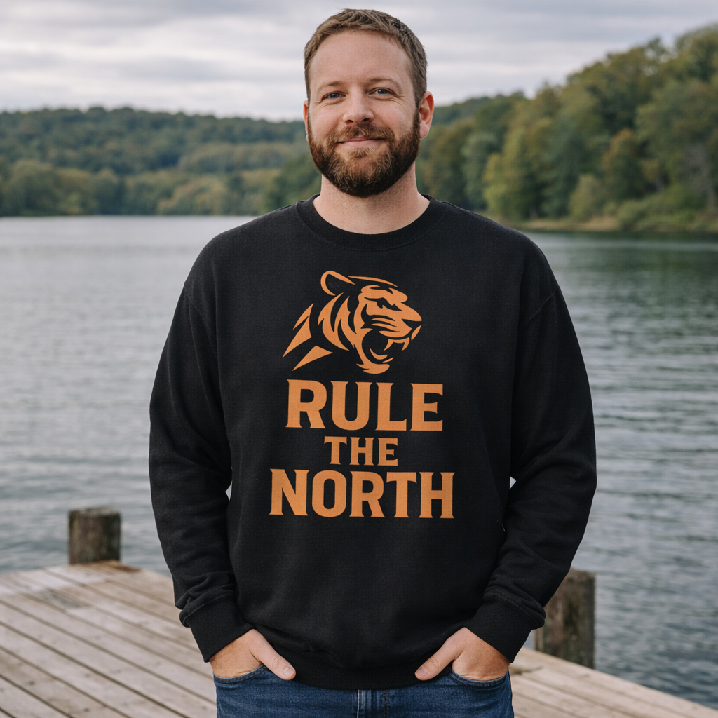 Rule the North Sweatshirt | Bold Tiger Pride Design | Classic