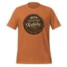 Aged to Perfection in Kentucky T-Shirt | Barrel - End Emblem Design | Classic Cotton - Bluegrass Elite Apparel LLC