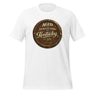 Aged to Perfection in Kentucky T-Shirt | Barrel - End Emblem Design | Classic Cotton - Bluegrass Elite Apparel LLC