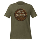 Aged to Perfection in Kentucky T-Shirt | Barrel - End Emblem Design | Classic Cotton - Bluegrass Elite Apparel LLC