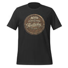 Aged to Perfection in Kentucky T-Shirt | Barrel - End Emblem Design | Classic Cotton - Bluegrass Elite Apparel LLC