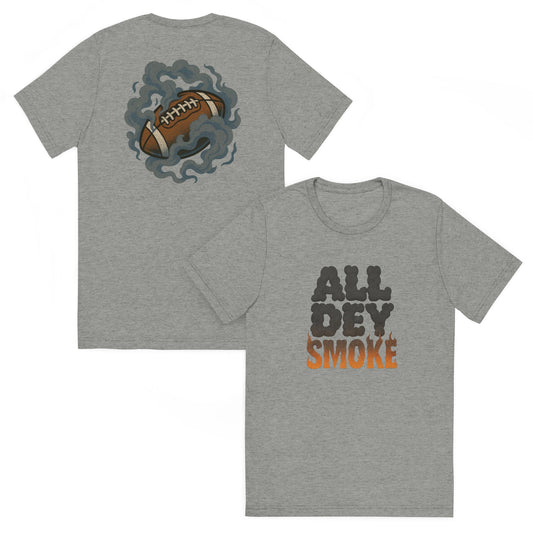 All Dey Smoke T-Shirt | Flame & Smoke Streetwear Design | Elite - Bluegrass Elite Apparel LLC
