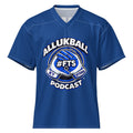 ALLUKBALL Blue Script Ball Mesh Jersey | Athletic Game Day Design - Bluegrass Elite Apparel LLC