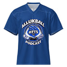 ALLUKBALL Blue Script Ball Mesh Jersey | Athletic Game Day Design - Bluegrass Elite Apparel LLC