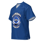 ALLUKBALL Blue Script Ball Mesh Jersey | Athletic Game Day Design - Bluegrass Elite Apparel LLC