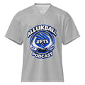 ALLUKBALL Gray Script Ball Mesh Jersey | Athletic Game Day Design - Bluegrass Elite Apparel LLC