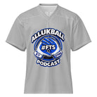 ALLUKBALL Gray Script Ball Mesh Jersey | Athletic Game Day Design - Bluegrass Elite Apparel LLC