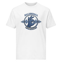 AllUKBALL Podcast Fine Jersey Tee | Denim OK Hand Audio Design - Bluegrass Elite Apparel LLC