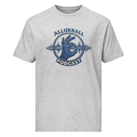 AllUKBALL Podcast Fine Jersey Tee | Denim OK Hand Audio Design - Bluegrass Elite Apparel LLC