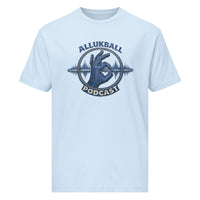 AllUKBALL Podcast Fine Jersey Tee | Denim OK Hand Audio Design - Bluegrass Elite Apparel LLC