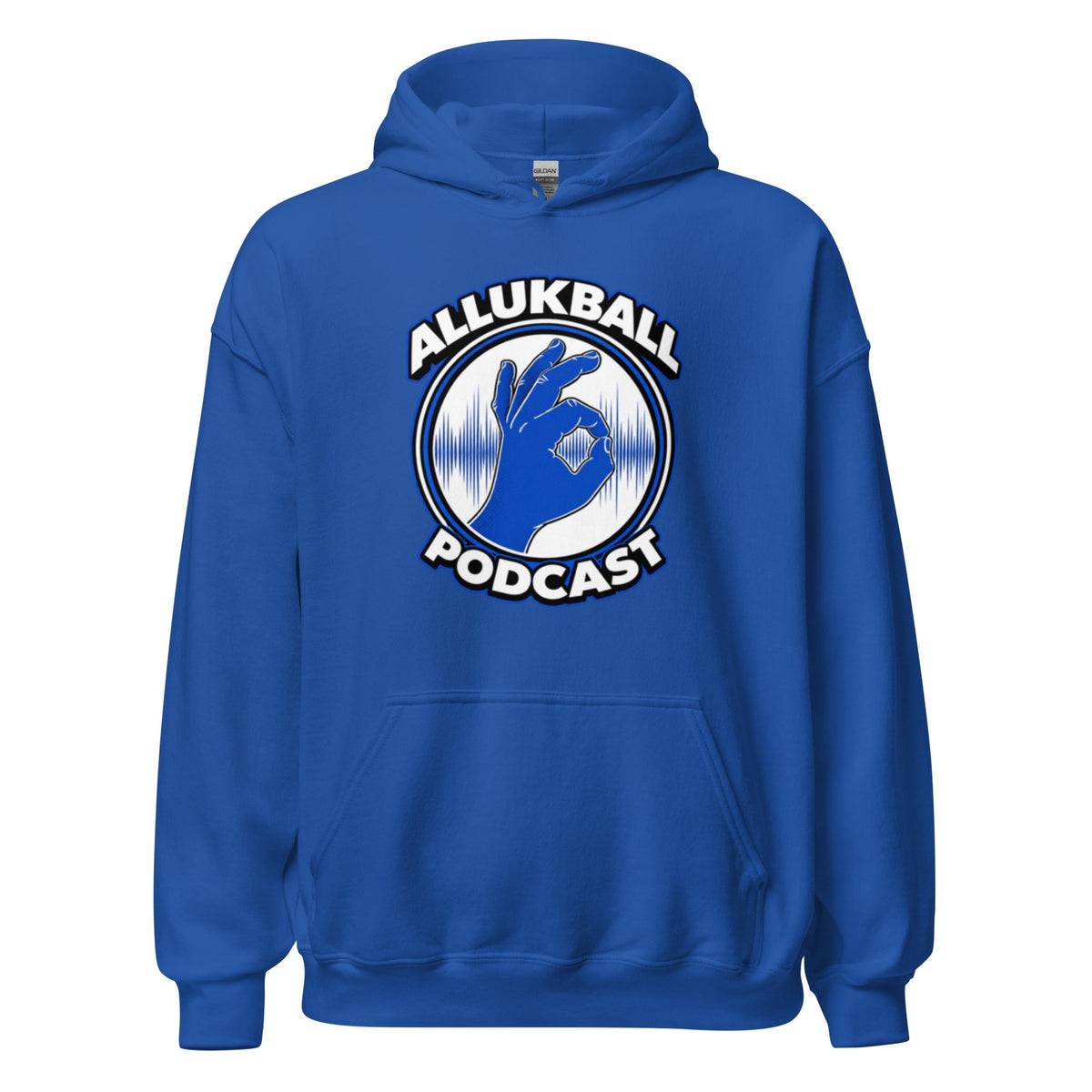 ALLUKBALL Podcast Hand Logo Hoodie | Heavy Blend Unisex Hoodie - Bluegrass Elite Apparel LLC