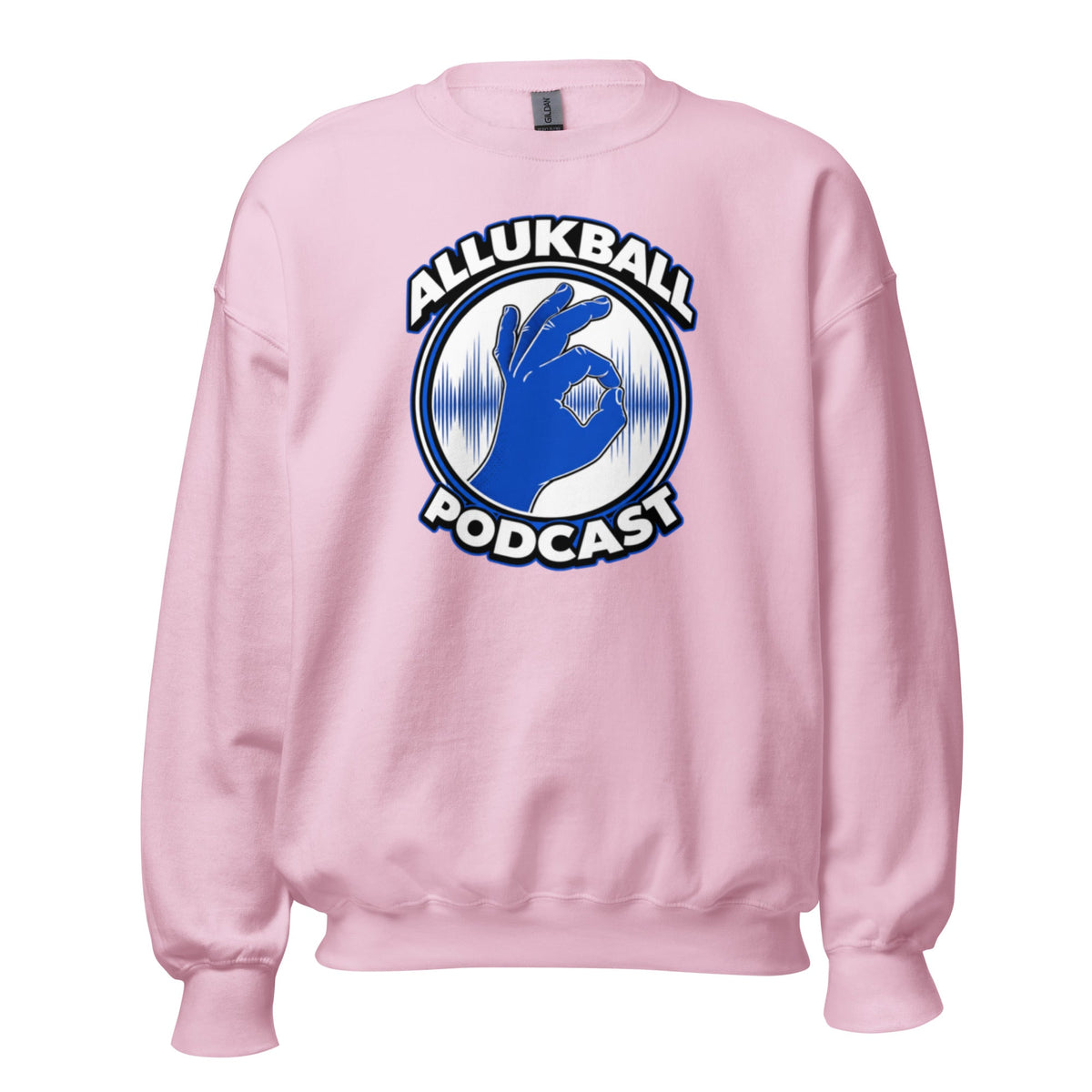 ALLUKBALL Podcast Hand Logo Sweatshirt | Classic Unisex Crewneck - Bluegrass Elite Apparel LLC