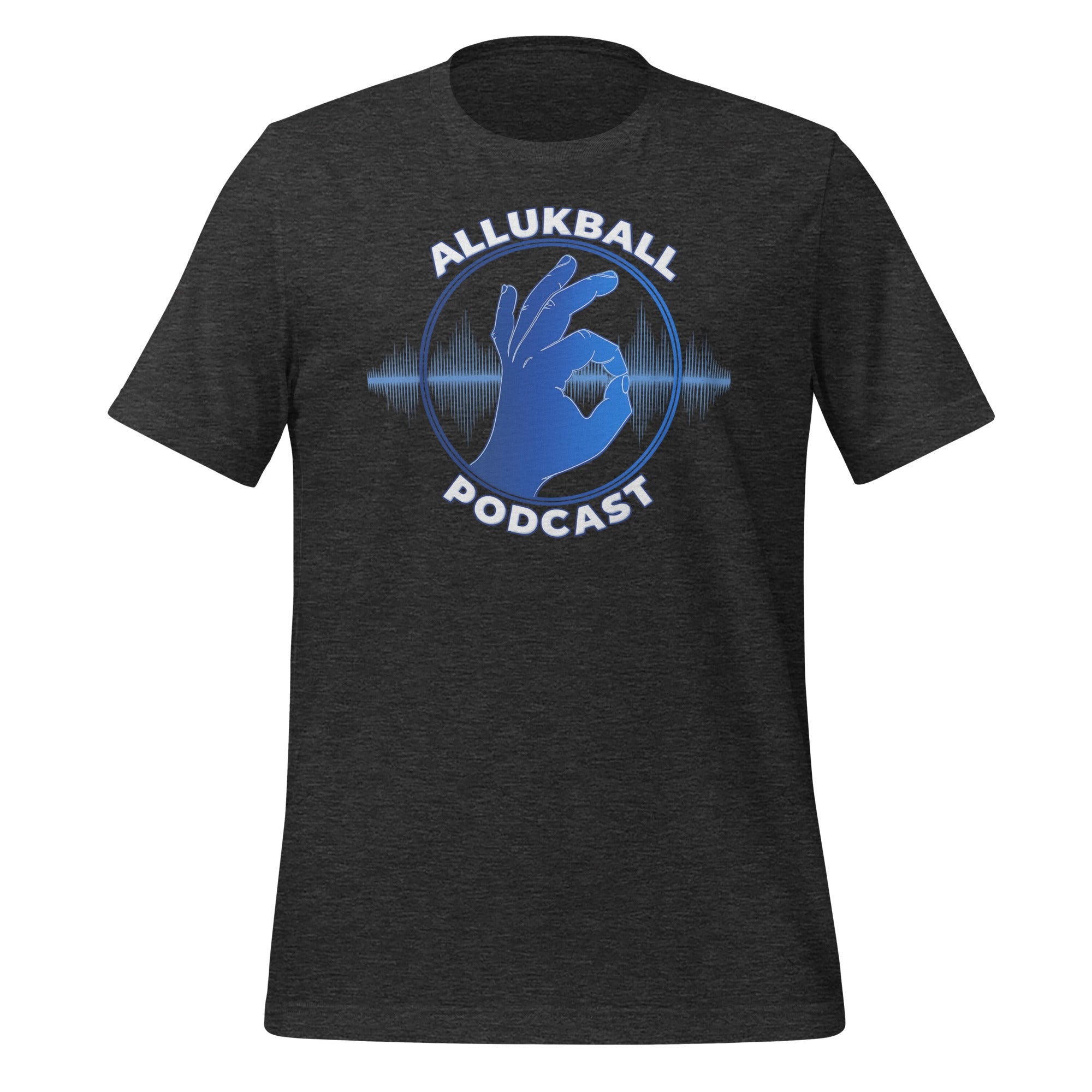 ALLUKBALL Podcast T-Shirt | Audio Wave Design | Classic Cotton - Bluegrass Elite Apparel LLC