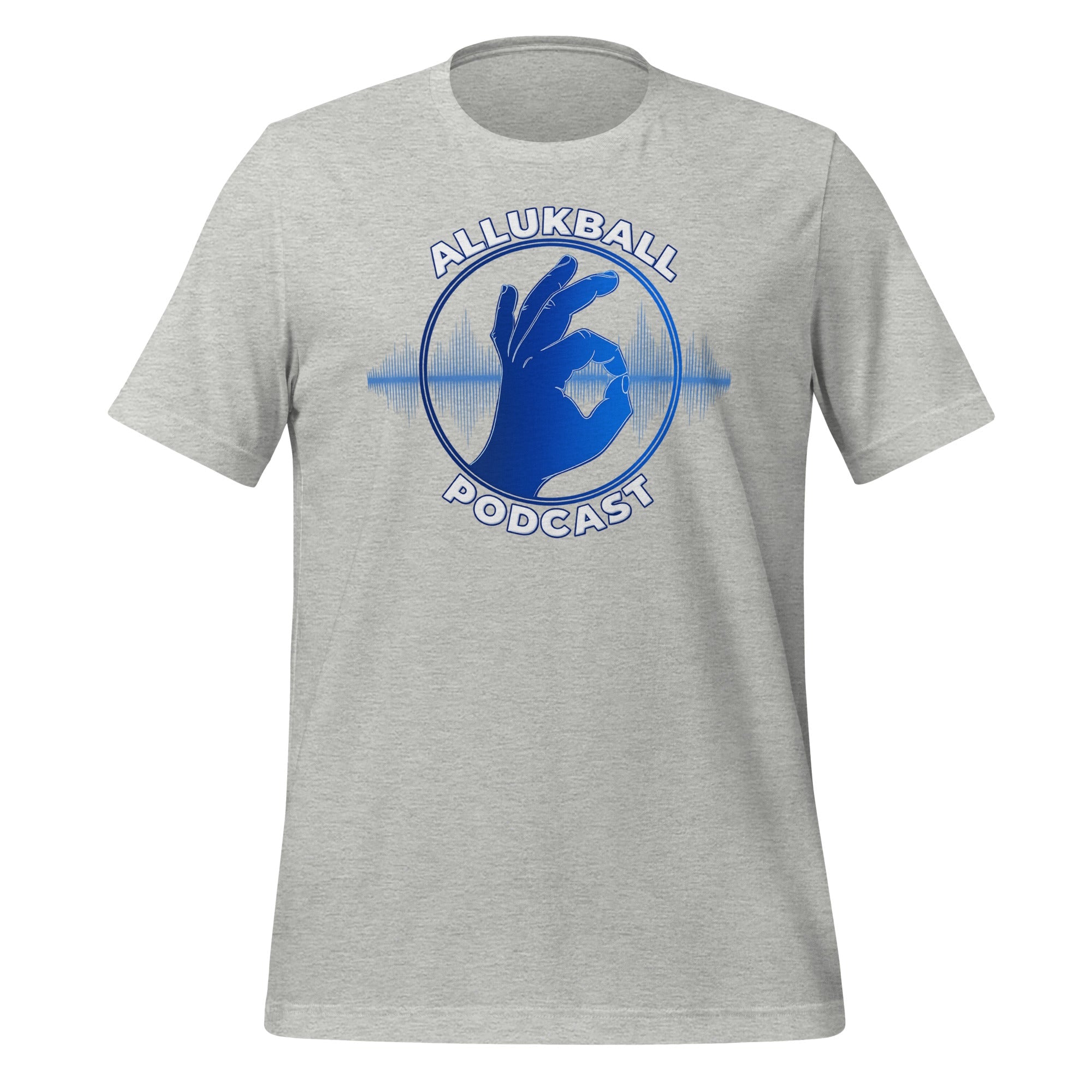 ALLUKBALL Podcast T-Shirt | Audio Wave Design | Classic Cotton - Bluegrass Elite Apparel LLC