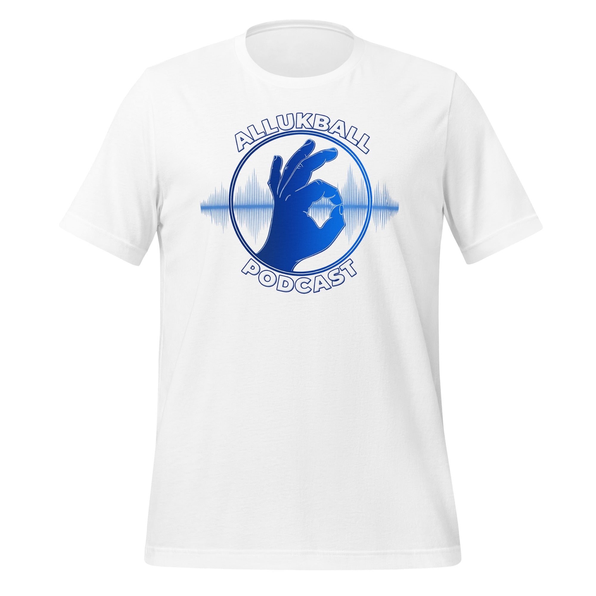 ALLUKBALL Podcast T-Shirt | Audio Wave Design | Classic Cotton - Bluegrass Elite Apparel LLC