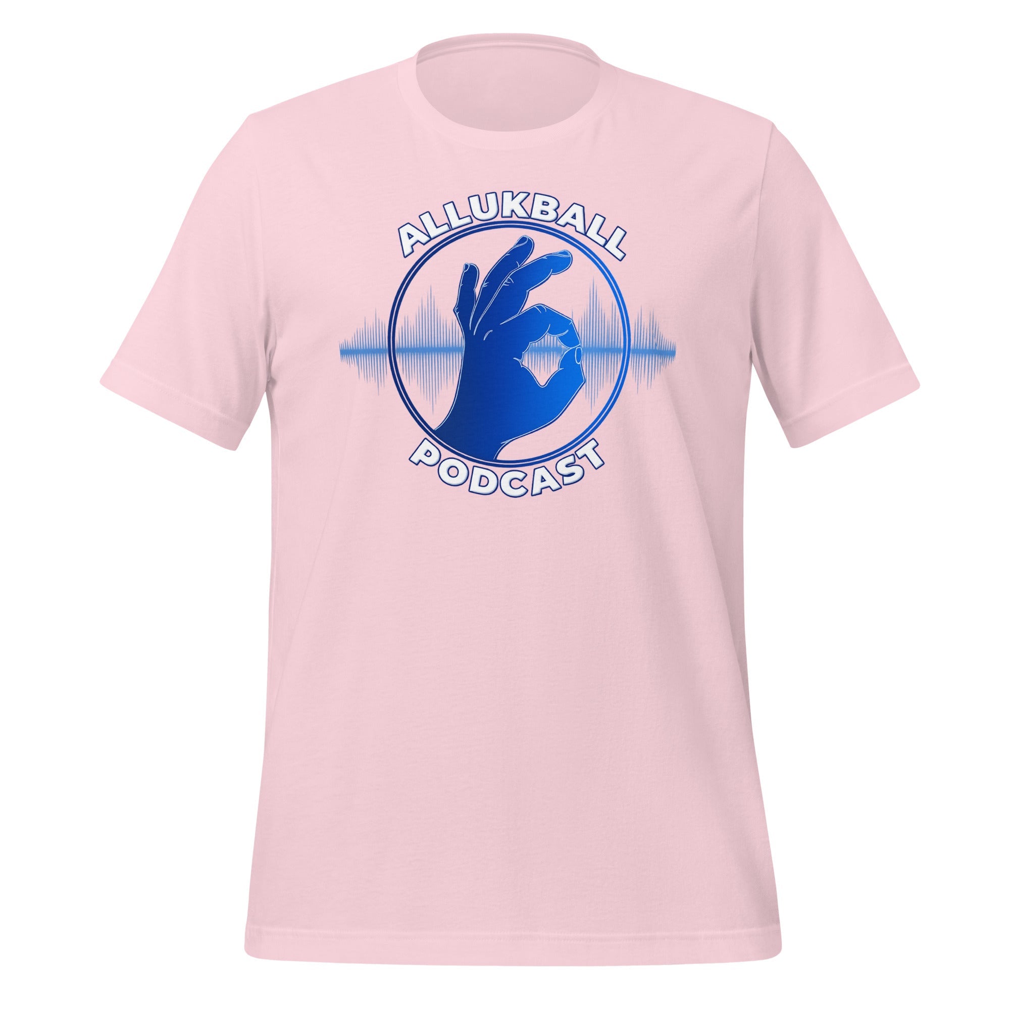 ALLUKBALL Podcast T-Shirt | Audio Wave Design | Classic Cotton - Bluegrass Elite Apparel LLC