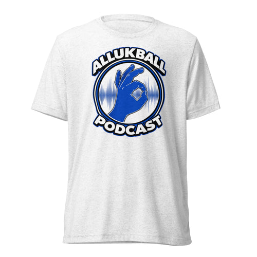 ALLUKBALL Podcast T-Shirt | Signature Hand Logo | Elite Tri-Blend - Bluegrass Elite Apparel LLC